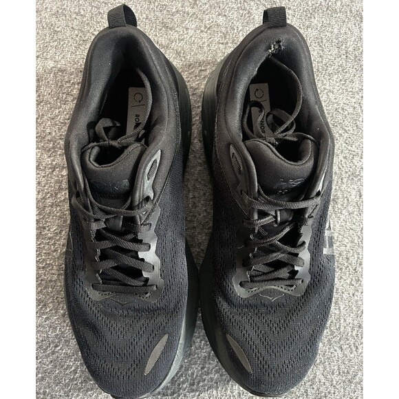 HOKA ONE ONE Men’s Size 11D Bondi 8 Running Shoes All Black Ultra Cushioned $165 main image 9